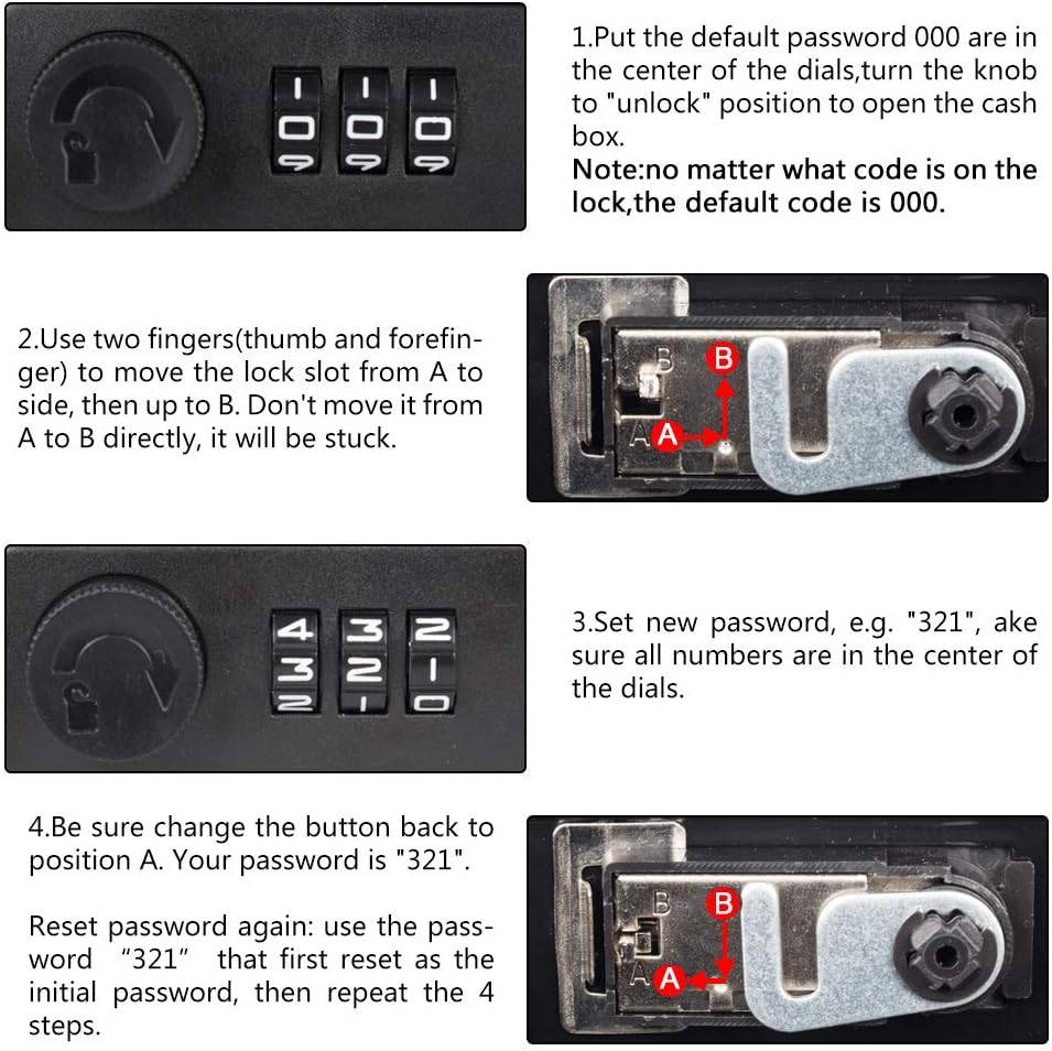 Diversion Book™ Heavy-Duty Book Safe Combination Key Lock Hidden Portable Security Storage