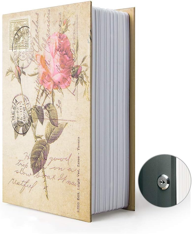 Diversion Book™ Heavy-Duty Book Safe Combination Key Lock Hidden Portable Security Storage