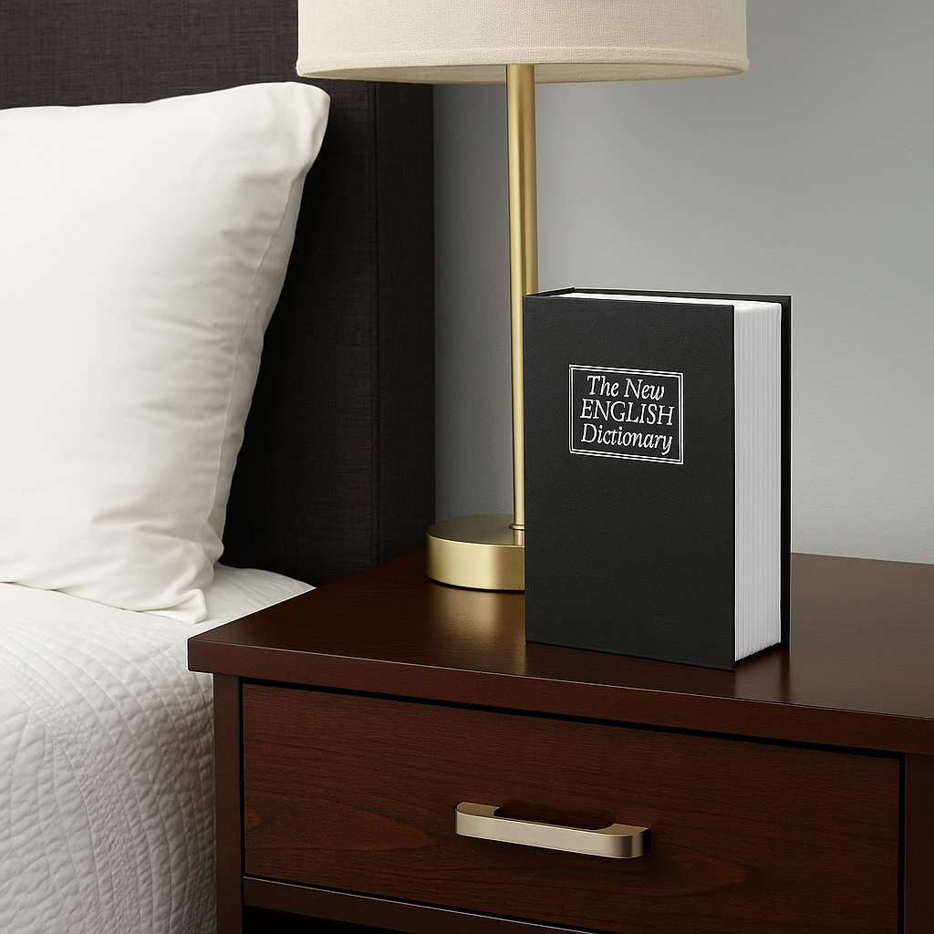 Diversion Book™ Heavy-Duty Book Safe Combination Key Lock Hidden Portable Security Storage