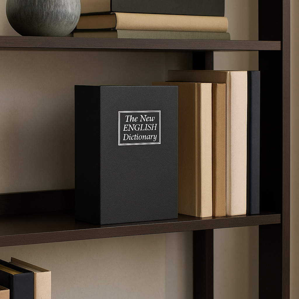Diversion Book™ Heavy-Duty Book Safe Combination Key Lock Hidden Portable Security Storage