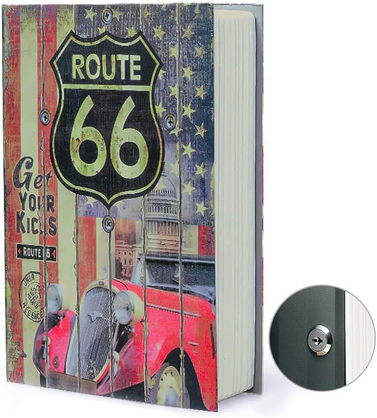 Diversion Book™ Heavy-Duty Book Safe Combination Key Lock Hidden Portable Security Storage