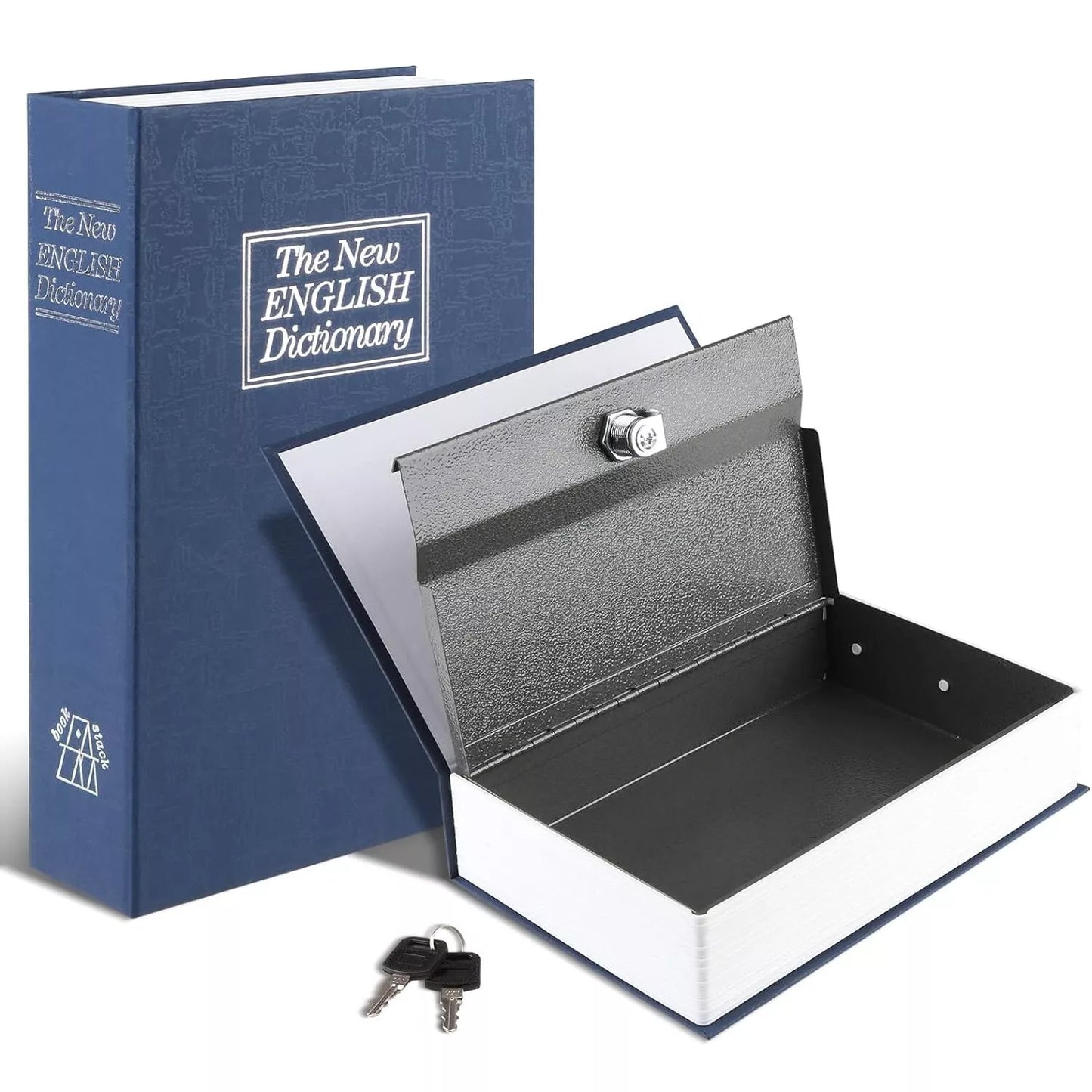 Diversion Book™ Heavy-Duty Book Safe Combination Key Lock Hidden Portable Security Storage