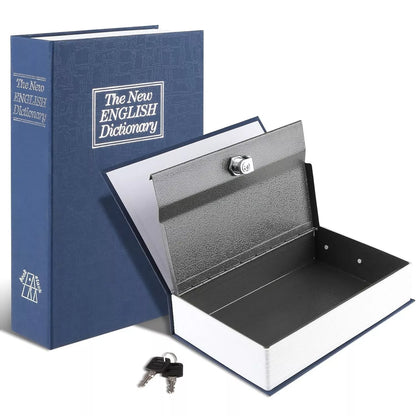 Diversion Book™ Heavy-Duty Book Safe Combination Key Lock Hidden Portable Security Storage